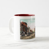 南通り、モリストウンNJ、ヴィンテージ ツートーンマグカップ (正面左)