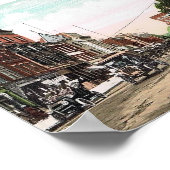 南通り、モリストウンNJ、ヴィンテージ ポスター (角)