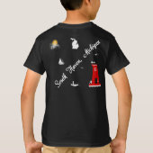 南避難所-ハートがあるところでがあります家 Tシャツ (裏面)