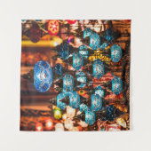 南部での手作伝統的りの素晴らしいトルコのランプ タペストリー (正面(横))