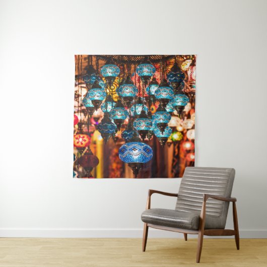 南部での手作伝統的りの素晴らしいトルコのランプ タペストリー (インサイチュ)