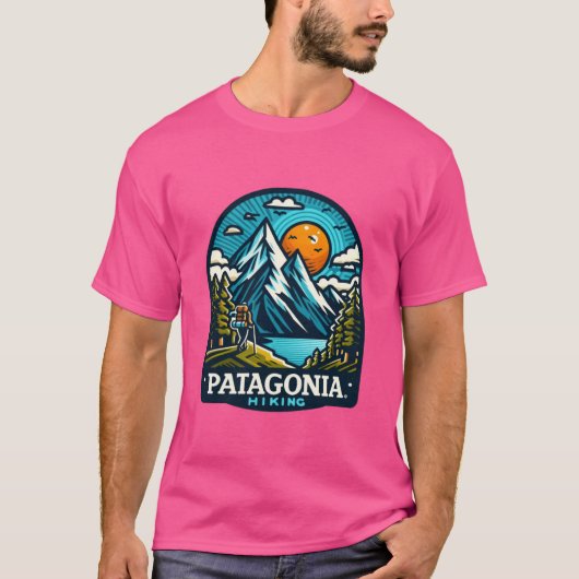 南部のパタゴニアのハイキングアドベンチャーを探索 Tシャツ (正面)
