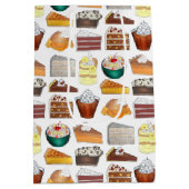 南部のパン屋 フード デザート アメリカ アメリカ南部 ミディアムペーパーバッグ (裏面)