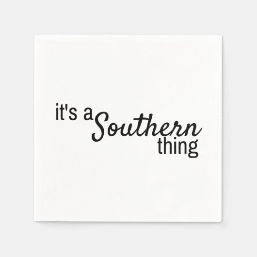 南部の出来事だ スタンダードカクテルナプキン (正面)