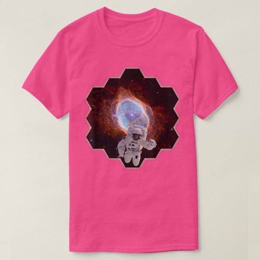 南部の宇宙飛行士リングや輪ネブラウェッブ宇宙テレス Tシャツ (デザイン正面)