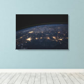 南部の州の市の光統一された。 キャンバスプリント (インサイチュ (ウッドフロア))