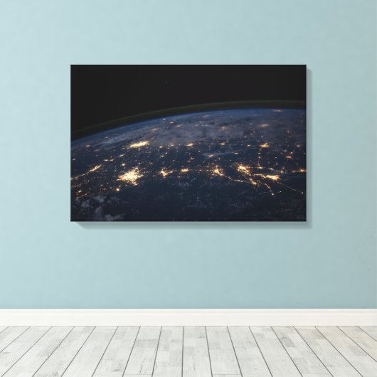 南部の州の市の光統一された。 キャンバスプリント (インサイチュ (ウッドフロア))