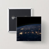 南部の州の市の光統一された。 缶バッジ (正面&裏面)