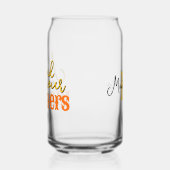 南部の引用文あなたのマナーを心にイエローモノグラム ガラス缶 (左)