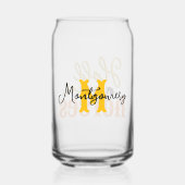 南部の引用文あなたの馬の金ゴールドモノグラムを保持 ガラス缶 (裏面)