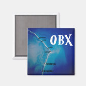 南部のOBXの地図 マグネット (正面/裏面)