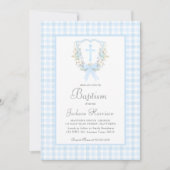 南部バプテスマ招待状、ボーイバプテスマ 招待状 (正面)