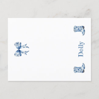 南部固有ブーツ ポストカード