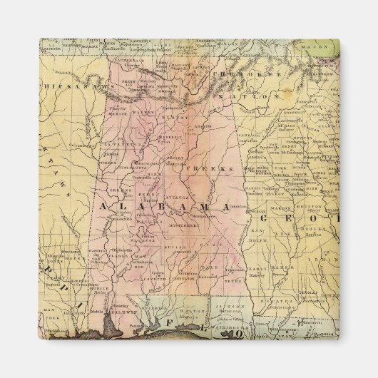 南部州 マグネット (正面)