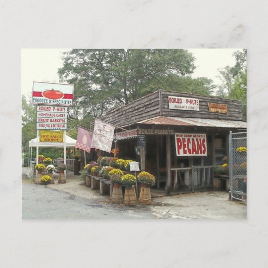 南部沿道の国営店のはがき ポストカード (正面)