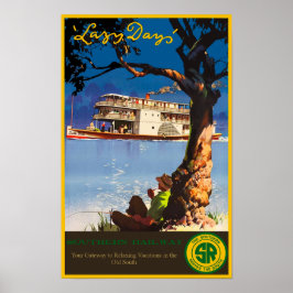 南部鉄道の旅行ポスター ポスター