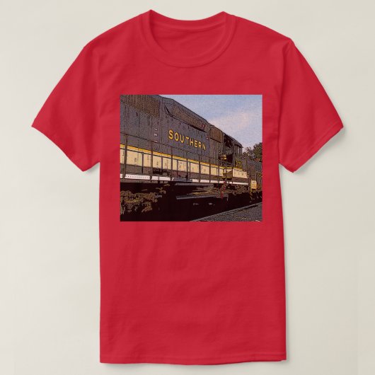 南部鉄道列車 Tシャツ (デザイン正面)