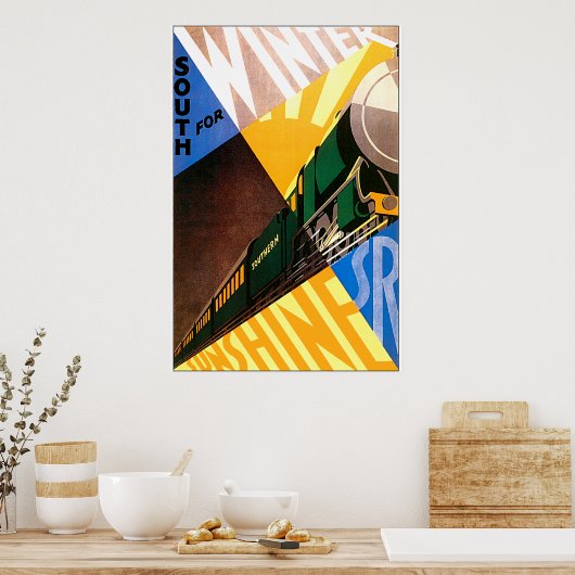 南部鉄道 ポスター (キッチン)