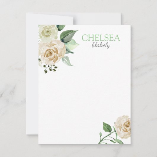 南部開花 ノートカード (正面)