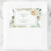 南部開花 長方形シール (バッグ)