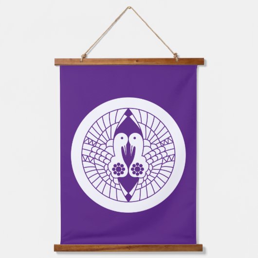 南部鶴 吊り下げ型タペストリー (正面)