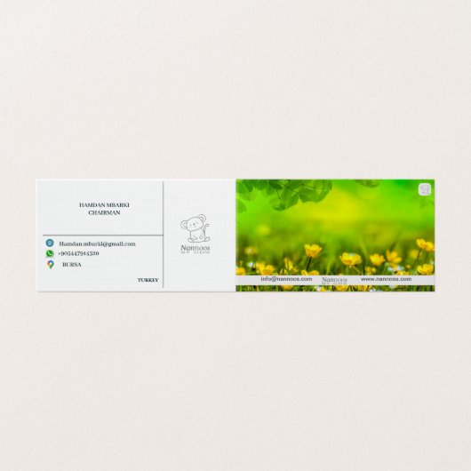 南野折り名刺 名刺 (外部フラット)