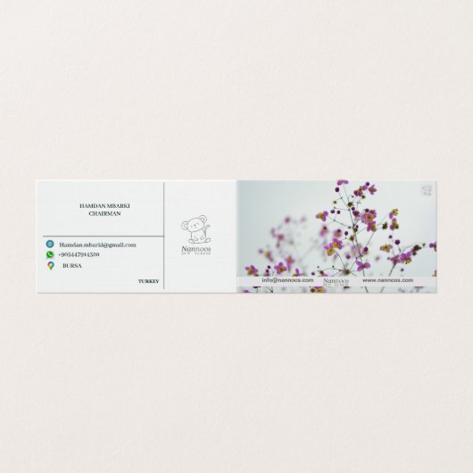 南野折り名刺 名刺 (外部フラット)