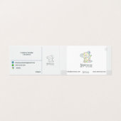 南野折り名刺 名刺 (外部フラット)