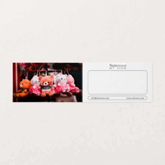 南野折り名刺 名刺 (内部フラット)