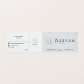 南野折り名刺 名刺 (外部フラット)