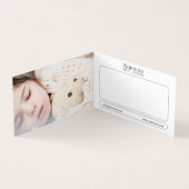 南野折り名刺 名刺 (内部)