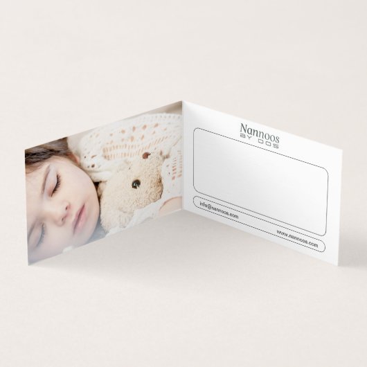 南野折り名刺 名刺 (内部)