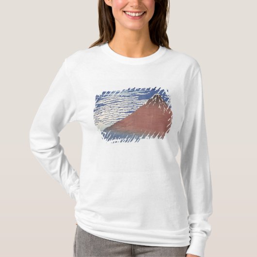 南風が付いている快晴 Tシャツ (正面)