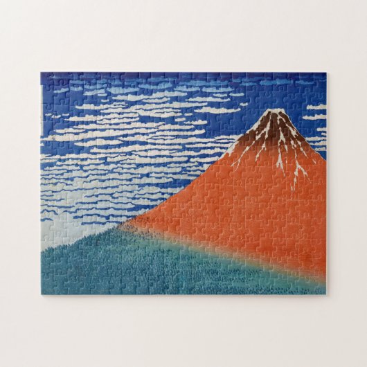 南風澄ん天候北斎1830-1833 ジグソーパズル (横)