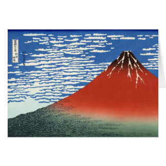 南風澄ん空、赤富士、葛飾北斎