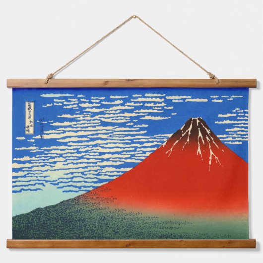 南風葛飾北斎澄ん1830 吊り下げ型タペストリー (正面)