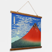 南風葛飾北斎澄ん1830 吊り下げ型タペストリー (傾斜あり)