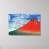 南風・晴天 葛飾北斎 1830 キャンバスプリント (正面)