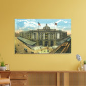 南駅の外部ビュー# 3 キャンバスプリント (インサイチュ (リビング))