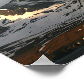 南2の山脈の上の日の出 ポスター (角)