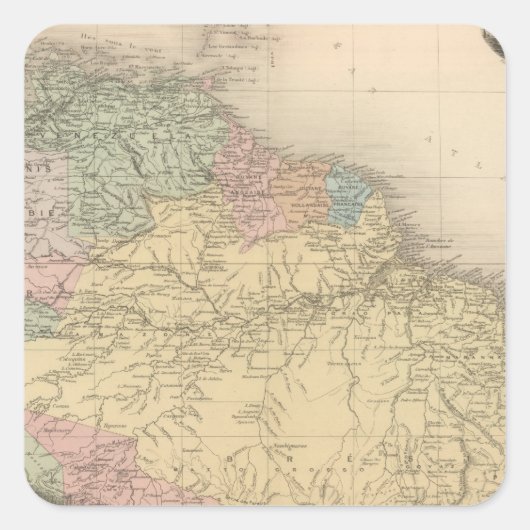 南・北アメリカ スクエアシール (正面)