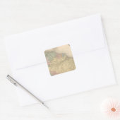 南・北アメリカ スクエアシール (封筒)