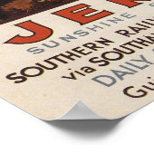 南/西素晴らし鉄道ビーチシーン ポスター (角)