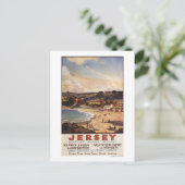 南/西素晴らし鉄道ビーチシーン ポストカード (スタンド正面)