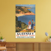 南/西素晴らし鉄道夫婦オンクリフ キャンバスプリント (インサイチュ (リビング))