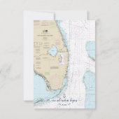 南#Florida#Nautical #Wedding 出欠カード (裏面)