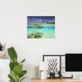 南Huvadhoo Atoll，南モルディブ，インディアン ポスター (ホームオフィス)
