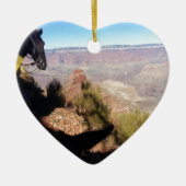 南Kiababのグランドキャニオンの国立公園のラバの乗車 セラミックオーナメント (正面)