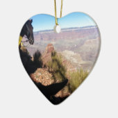 南Kiababのグランドキャニオンの国立公園のラバの乗車 セラミックオーナメント (左)
