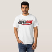 南Superbike 「T」のワイシャツ(薄い色) Tシャツ (正面フル)